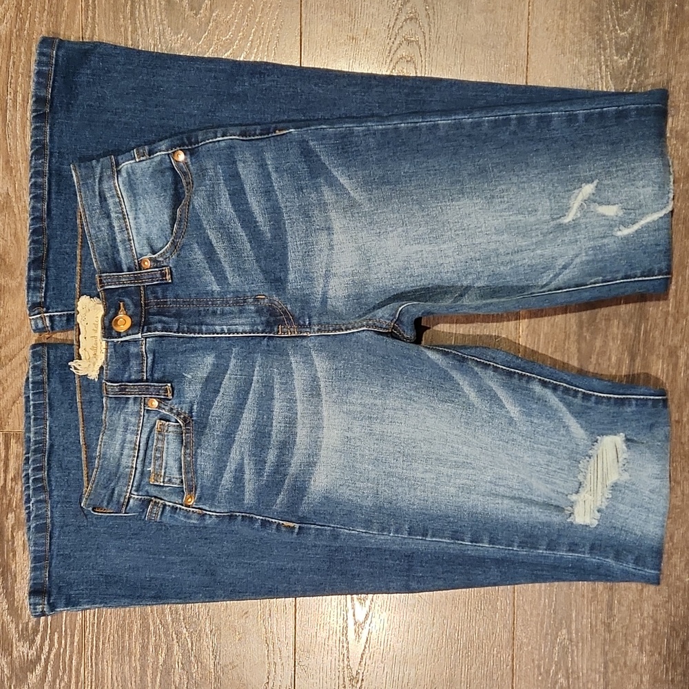 ❤️ NWOT! ALTAR'D STATE HIGH RISE FLARE JEANS, DISTRESSED, 0/1 (25) - Picture 3 of 7
